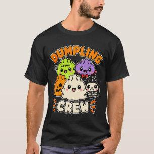 Halloween Dumplings Spooky Food Crew T-Shirt