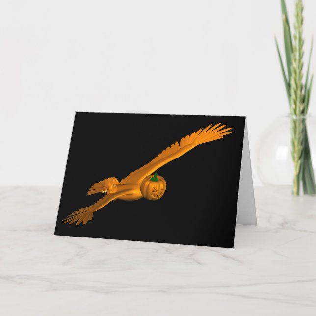 Halloween Eagle Card (Front)