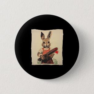 Halloween Easter Bunny Cute And Spooky Horror Outf 6 Cm Round Badge
