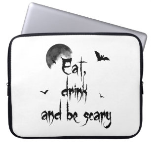 Halloween - Eat, drink and be scary Laptop Sleeve