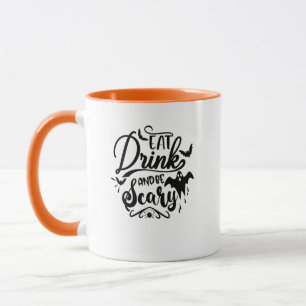 Halloween 'Eat Drink & Be Scary'  Mug