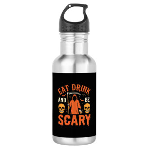 Halloween Eat Drink Be Scary Reaper Design_1 532 Ml Water Bottle
