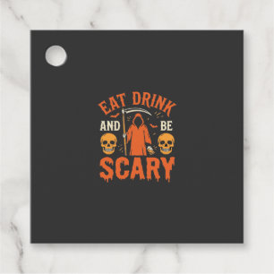 Halloween Eat Drink Be Scary Reaper Design_1 Favour Tags