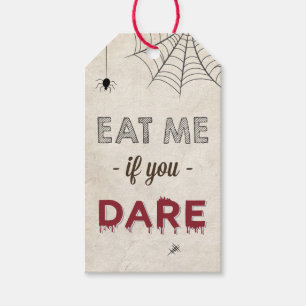 Halloween Eat Me If You Dare Kid Adult Party Favou Gift Tags