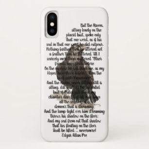 Halloween Edgar Allen Poe Raven Poem Case-Mate iPhone Case