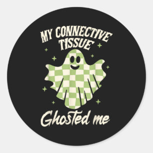 Halloween Eds Ehlers-danlos My Connective Tissue G Classic Round Sticker
