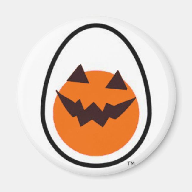 Halloween egg magnet (Front)