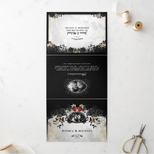 Halloween Elegant Rose -  DETAILS & MENU RSVP