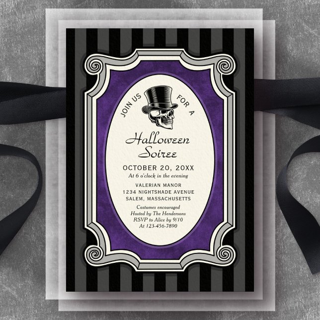 Halloween Elegant Social Party Invitation (Creator Uploaded)