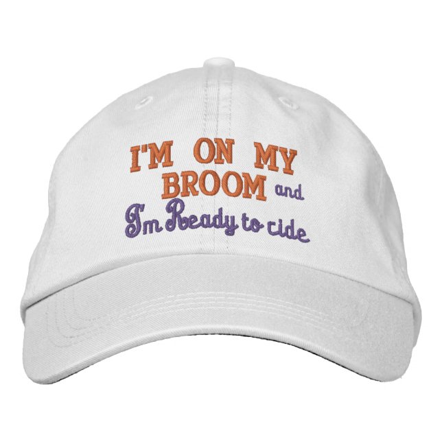 Halloween Embroidered Cap (Front)