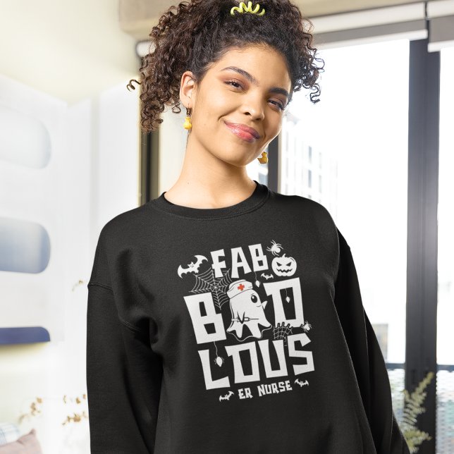 Halloween Emergency Room Nurse  Sweatshirt (Creator Uploaded)