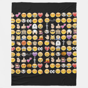 halloween emoji blanket