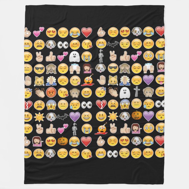 halloween emoji blanket (Front)