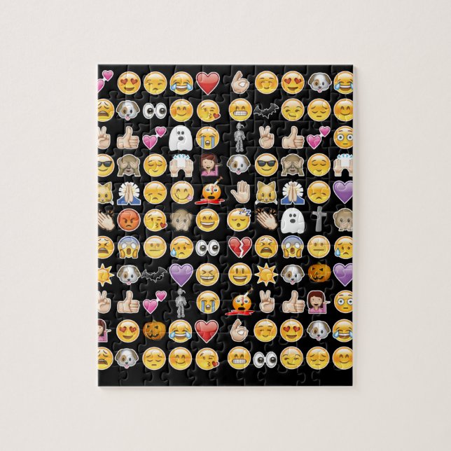 halloween emoji jigsaw puzzle (Vertical)