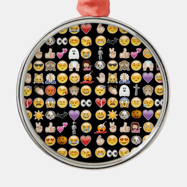 halloween emoji metal tree decoration (Front)