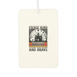 Halloween Empowerment Shirt Brave Vintage Witchy D Car Air Freshener