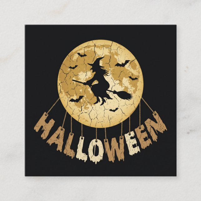Halloween Enclosure Card (Front)