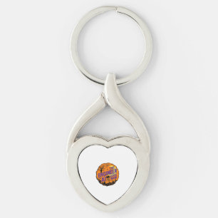 Halloween Engineer Loves AI Vintage Vector Design_ Key Ring