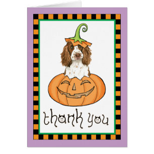 Halloween English Springer Thank You