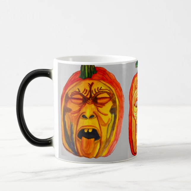 HALLOWEEN ERIE PUMPKIN FACES MAGIC MUG (Left)