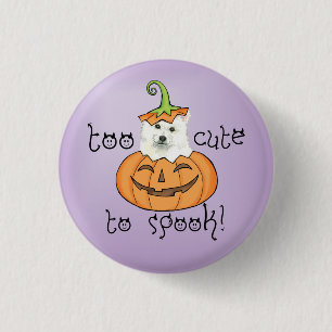 Halloween Eskie 3 Cm Round Badge
