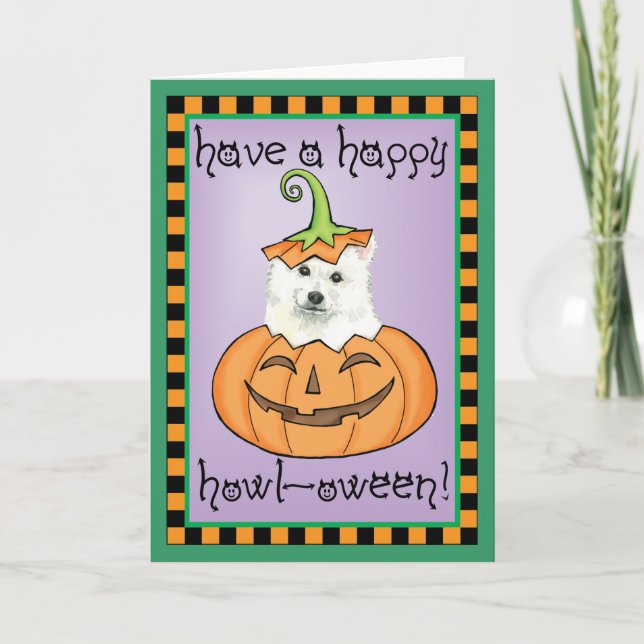 Halloween Eskie Card (Front)