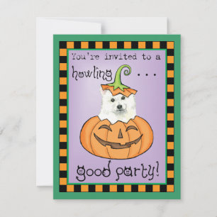 Halloween Eskie Invitation