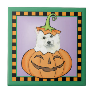 Halloween Eskie Tile