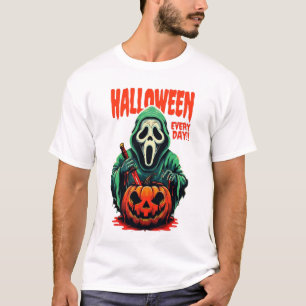 Halloween Every Day T-Shirt   Scream Ghostface 
