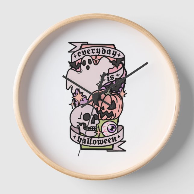 Halloween Everyday Clock (Front)