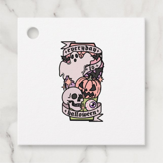 Halloween Everyday Favour Tags (Front)