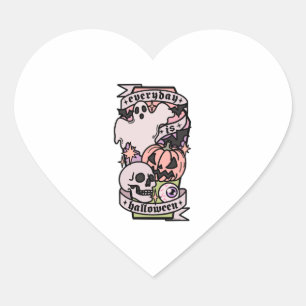 Halloween Everyday Heart Sticker