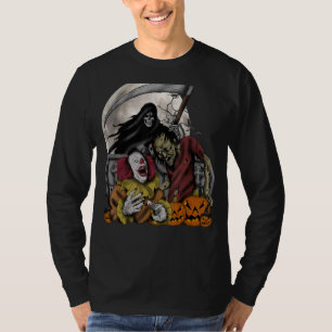 Halloween Evil Killer Demon Clown Horror T-Shirt