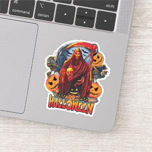 Halloween Evil skeleton, Pumpkin