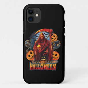 Halloween Evil skeleton, Pumpkin Case-Mate iPhone Case