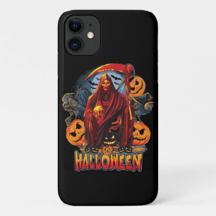 Halloween Evil skeleton, Pumpkin Case-Mate iPhone Case