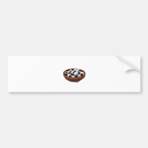 halloween eyeballs bumper sticker