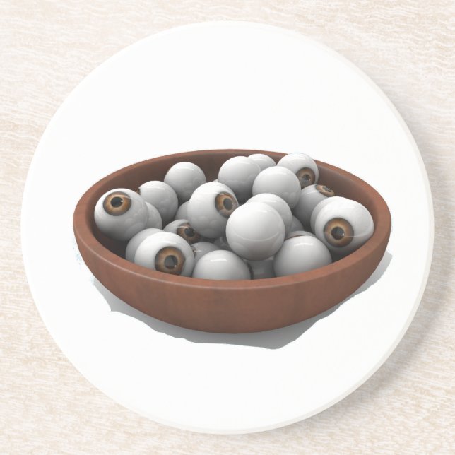 halloween eyeballs coaster (Front)