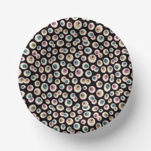 Halloween Eyeballs Paper Plate