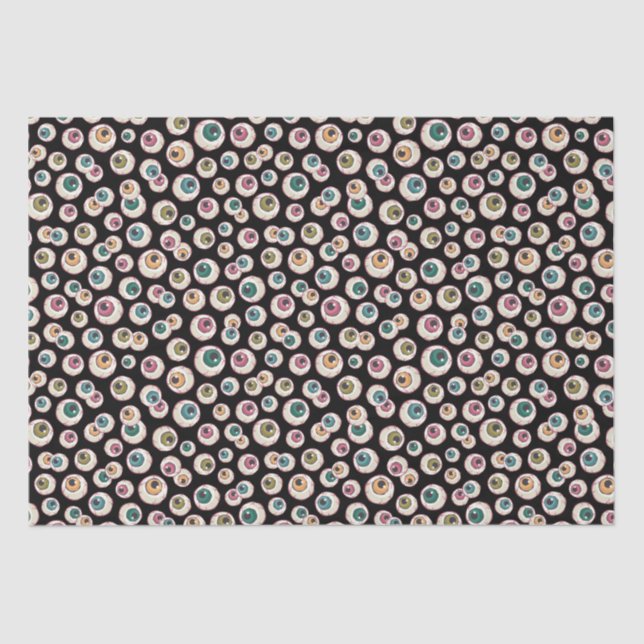Halloween Eyeballs Tissue Paper (Front)