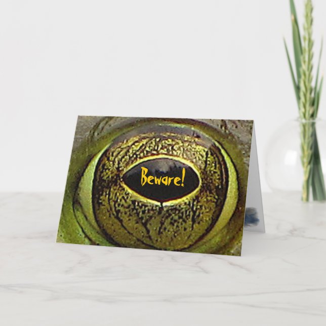 Halloween Eyes Card (Front)