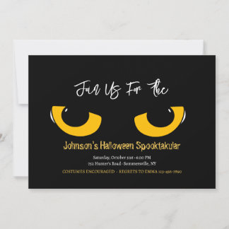 Halloween Eyes Invitation