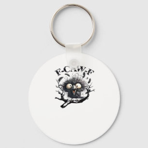 Halloween F-Caw-F Bird Cool Unique Key Ring