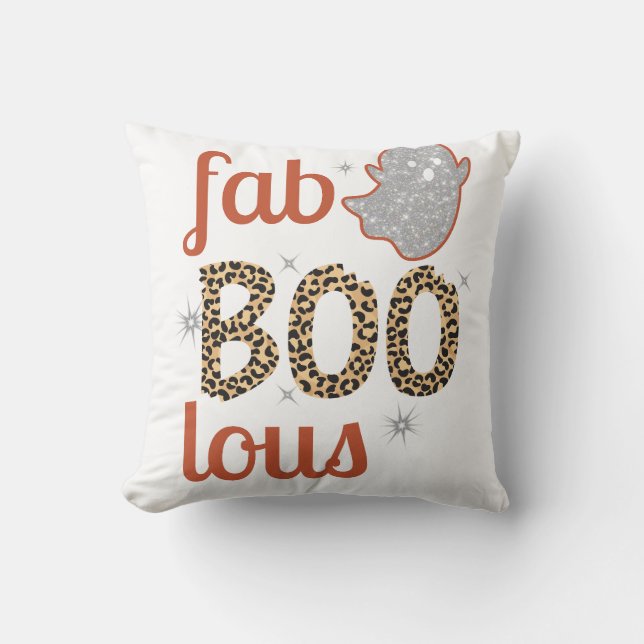 Halloween fabboolus Design Pillow (Front)