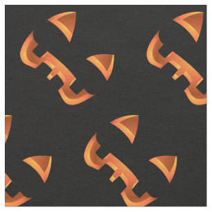 Halloween Fabric Jack-o-Lantern Fabrics Customise