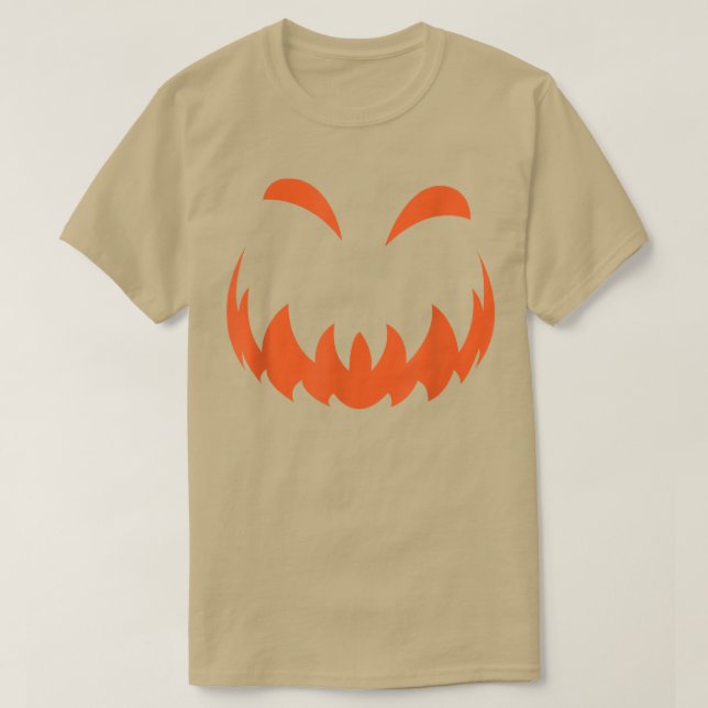 Halloween face pumpkin Jack o Lantern halloween pa T-Shirt (Design Front)