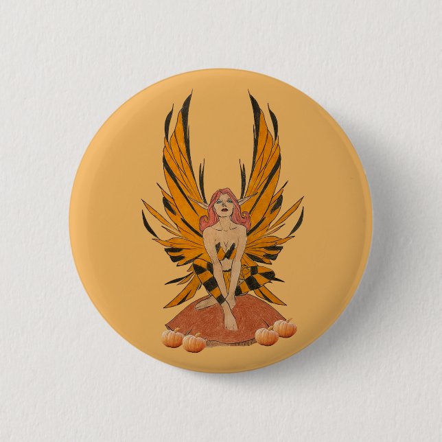 Halloween Faerie 6 Cm Round Badge (Front)