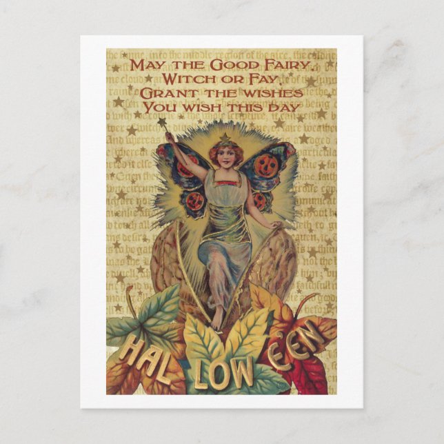 Halloween Fairy Postcard (Front)