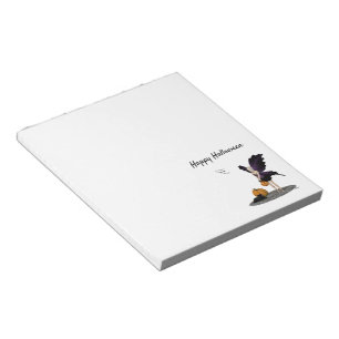 Halloween Fairy With Pumpkins Notepad