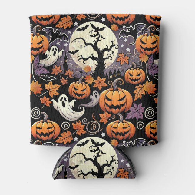 Halloween/Fall/Autumn Can Cooler (Front)